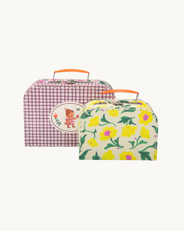 Cardboard Suitcase Set of 2