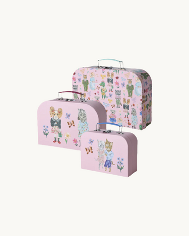 Nathalie Lété Suitcase Set Pink