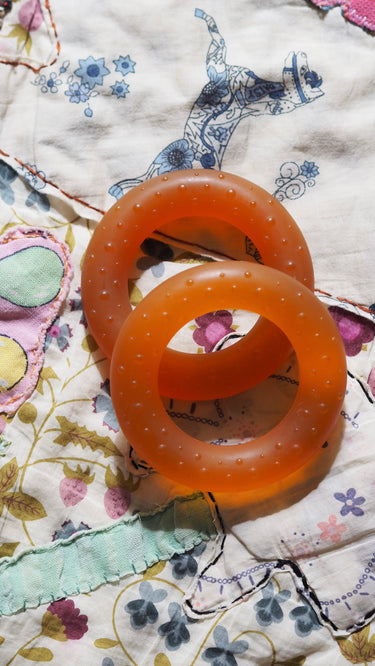 Teether Rings Natural Rubber 2 Pcs
