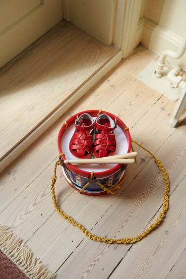 Shark Sandals Red