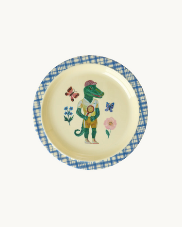 Nathalie Lété Plate Blue