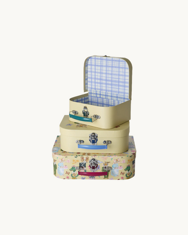 Nathalie Lété Suitcase Set Cream