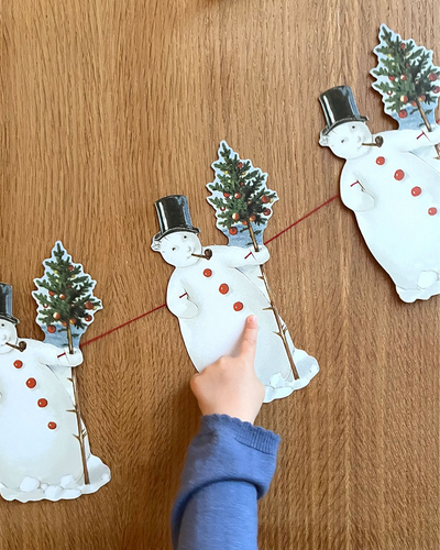 Snowman Garland