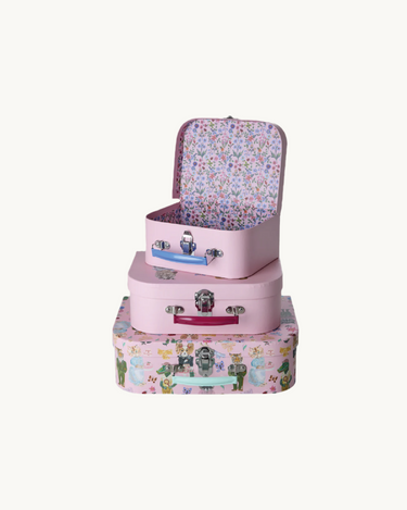 Nathalie Lété Suitcase Set Pink