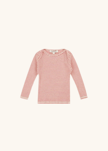Kishon Baby T-Shirt Red & Cream