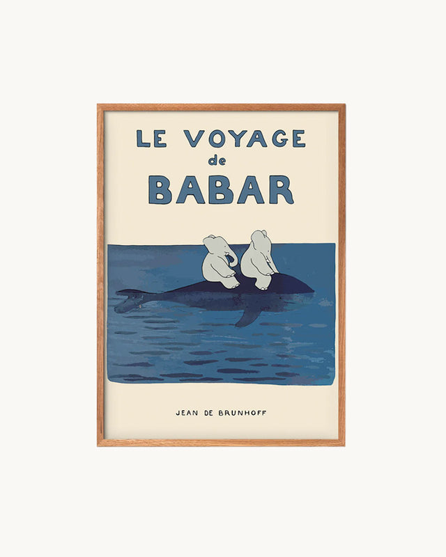 'Le Voyage, Babar' Poster from Empty Wall | STUDIO MINI