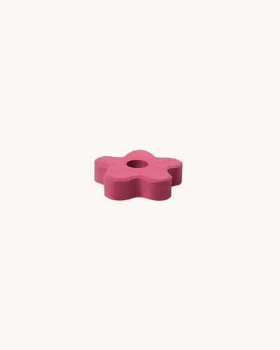 Pink Flower Candle Holder