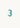 Decorative Number 3