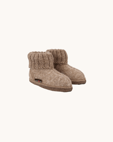 Wool Indoor Shoes Beige
