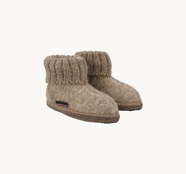 Wool Indoor Shoes, Beige