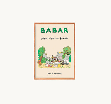 'Piquenique En Famille, Babar' Poster