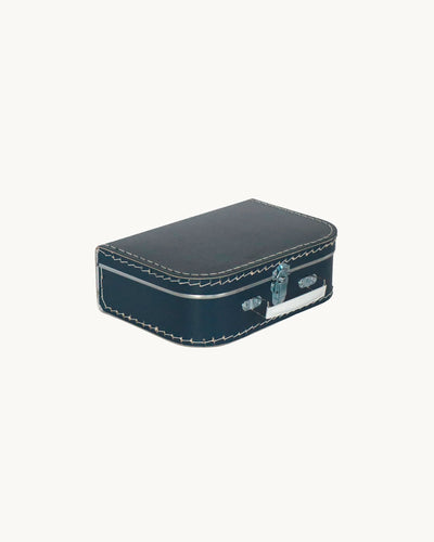 Navy Blue Cardboard Suitcase