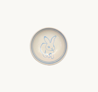Hand Painted Porcelain Bunny Bowl