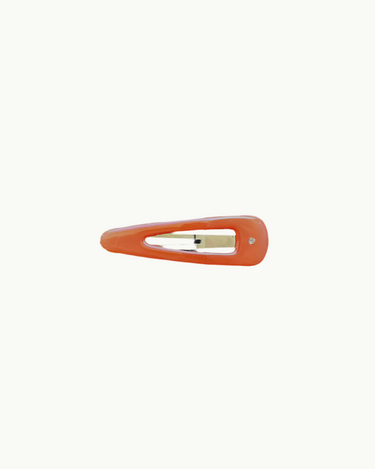 Hair Clip Red Orange