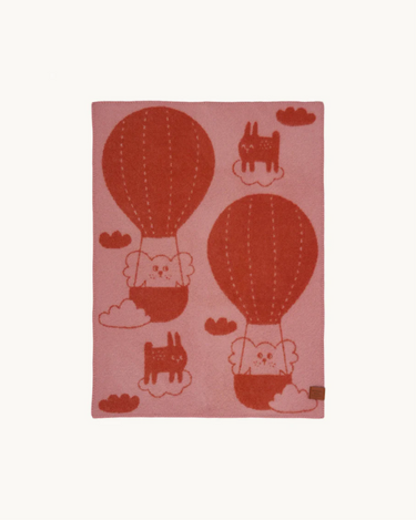 Red Balloons Blanket