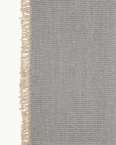 Light Blue Wool Rug 140x200 cm