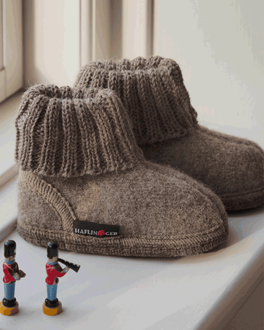 Wool Indoor Shoes Beige